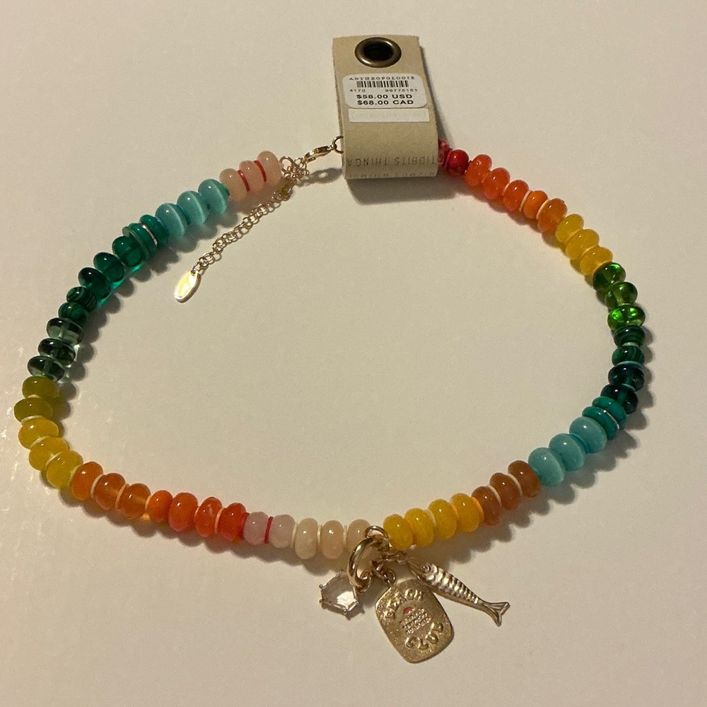 Anthropologie Beach Club Charm Necklace - Picture 2 of 5